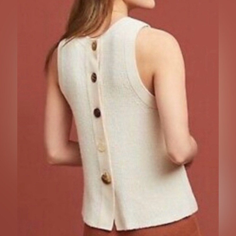 Anthropologie Moth Knit sleeveless tank sweater 
XS